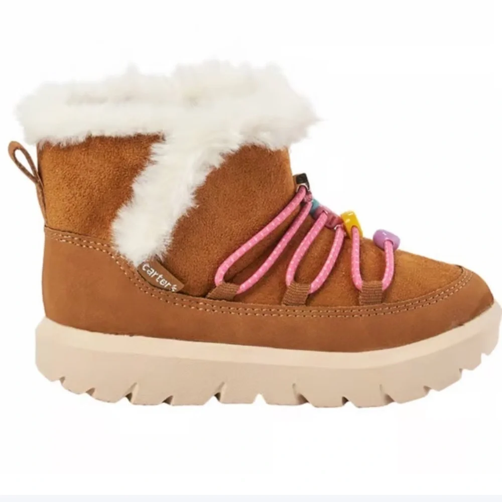 Carter’s Little Girls Charmane Ankle Boots NEW Sz 8